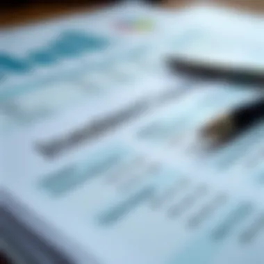 Investment Property Budgeting Spreadsheet A close-up of a property investment spreadsheet