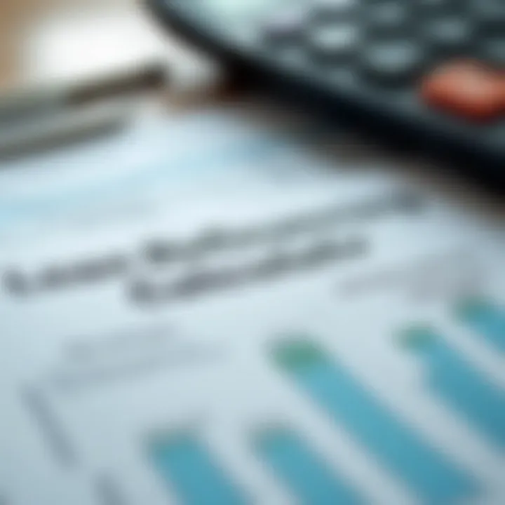 Diagram of components in a loan refinancing calculator