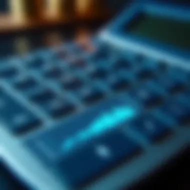Refinance Calculator Interface Visual representation of a refinance calculator interface