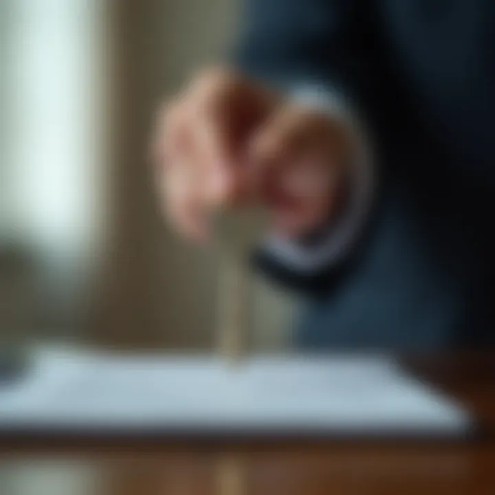 A close-up of a hand holding a house key, symbolizing the decision-making process in home buying