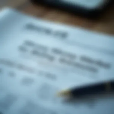 Financial Documents for Money Market Accounts A close-up of financial documents related to money market accounts