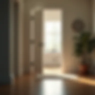 Opportunity in Homeownership An open door symbolizing opportunities in homeownership