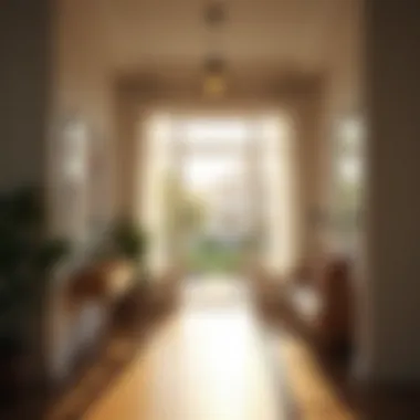 Exploring an Open House An inviting open house with a welcoming atmosphere