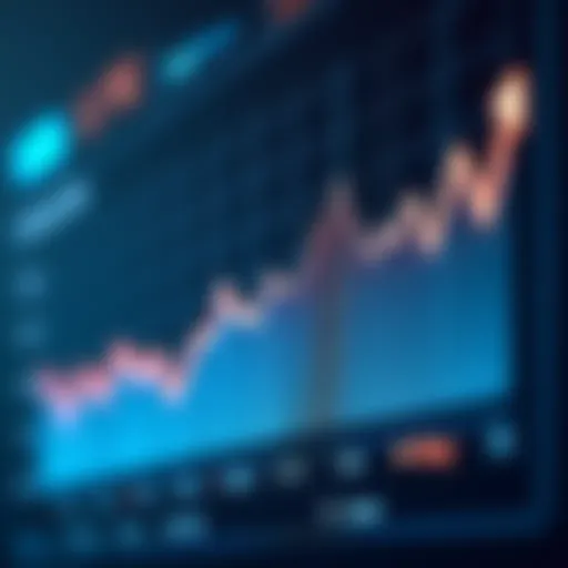 Graph showcasing interest rate trends over time