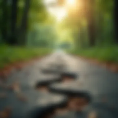 Paths of Life Decisions Two paths representing life decisions