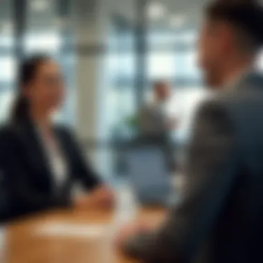 Customer service representative assisting a client in a Southern Bank branch