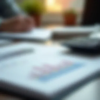 Budgeting for Financial Freedom Calculator and budget planner on a desk