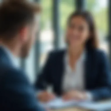 The Value of Professional Guidance Close-up of a financial planner discussing with a client