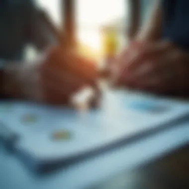 Mortgage Application Journey Visual representation of the mortgage application journey