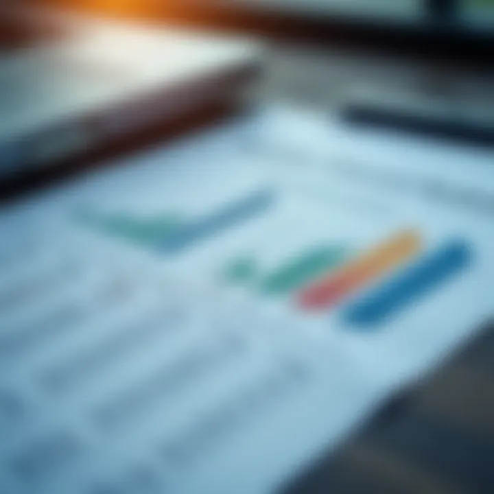 Comparison chart of variable and fixed interest rates